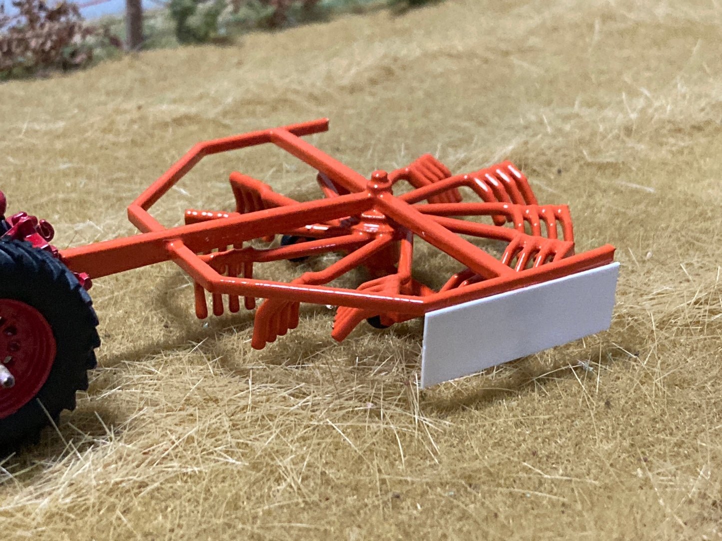 1/64 Hay Rake 12ft Orange