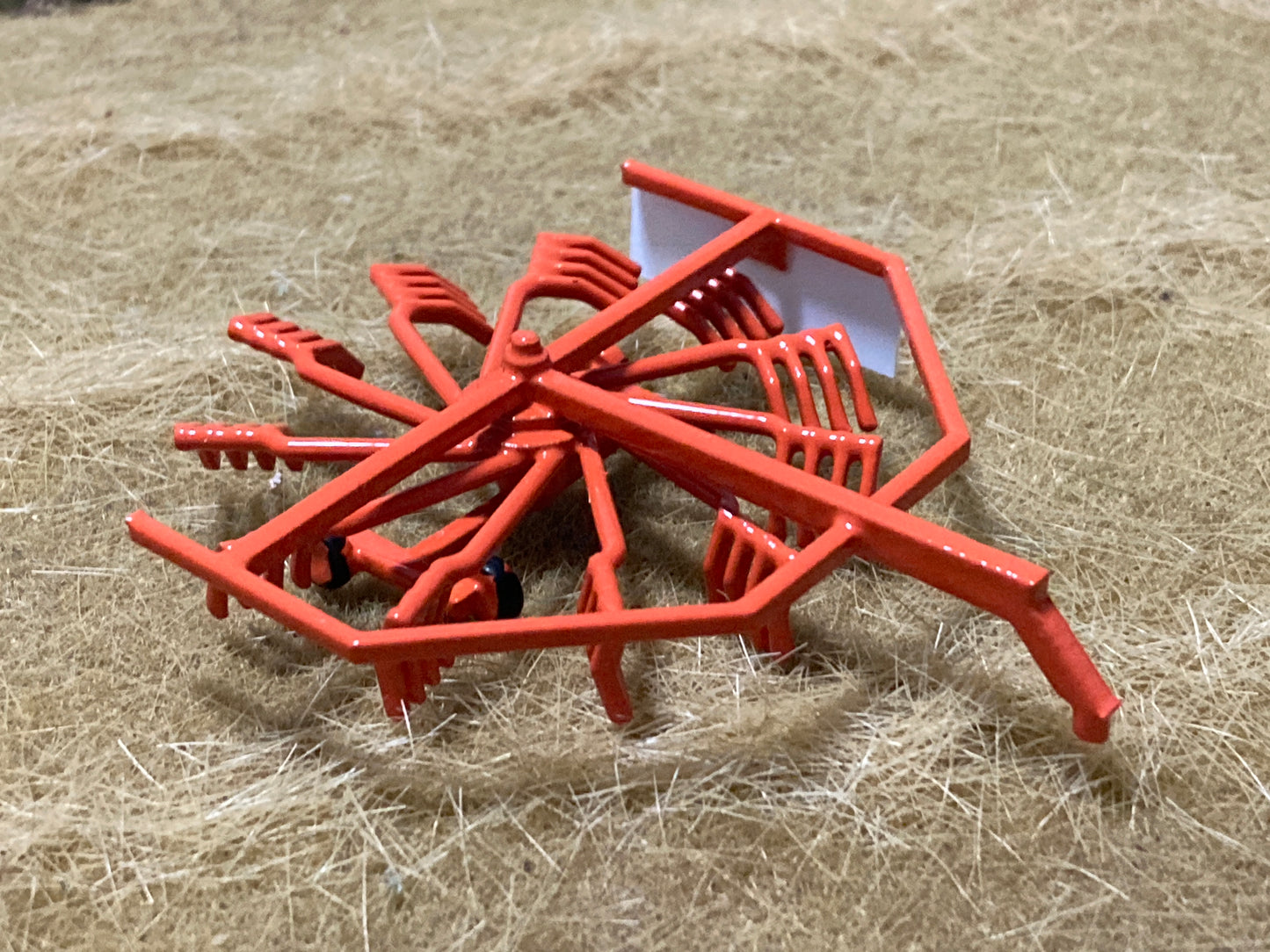 1/64 Hay Rake 12ft Orange