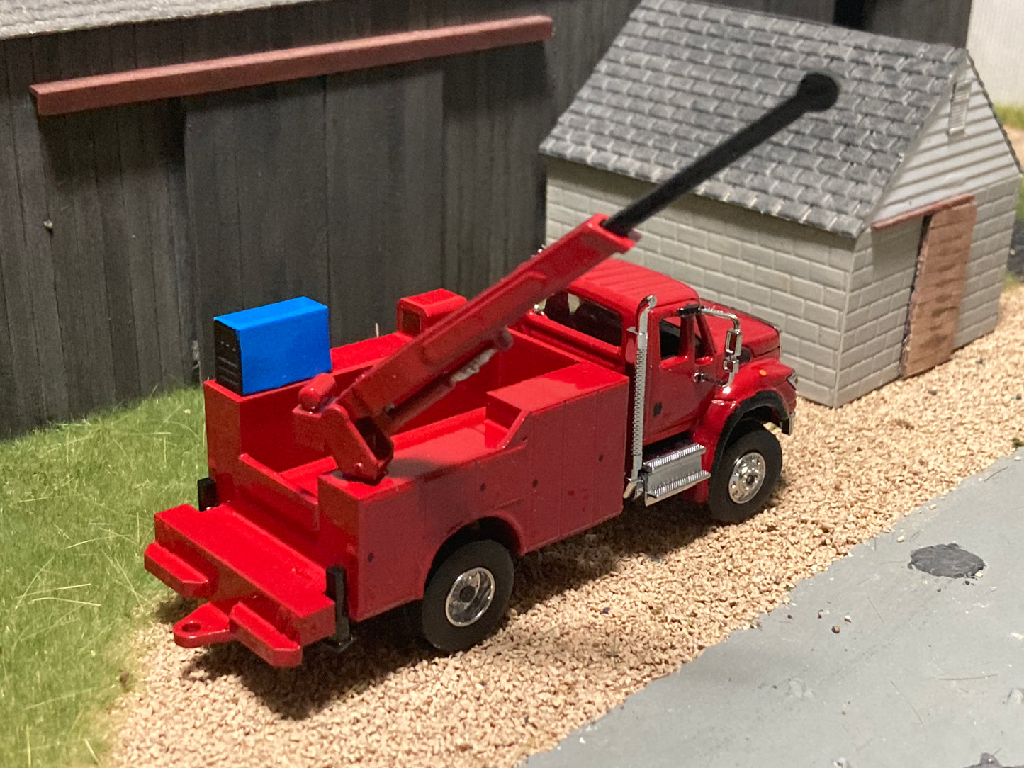 1/64 International WorkStar Service Truck Single Axle Red