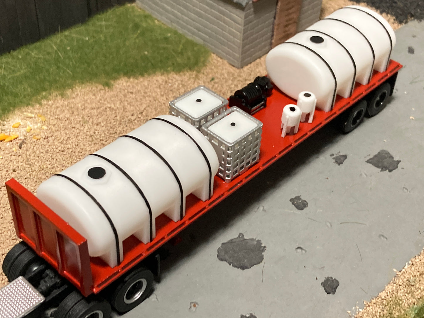 1/64 Old Style Liquid Fertilizer Tender Trailer