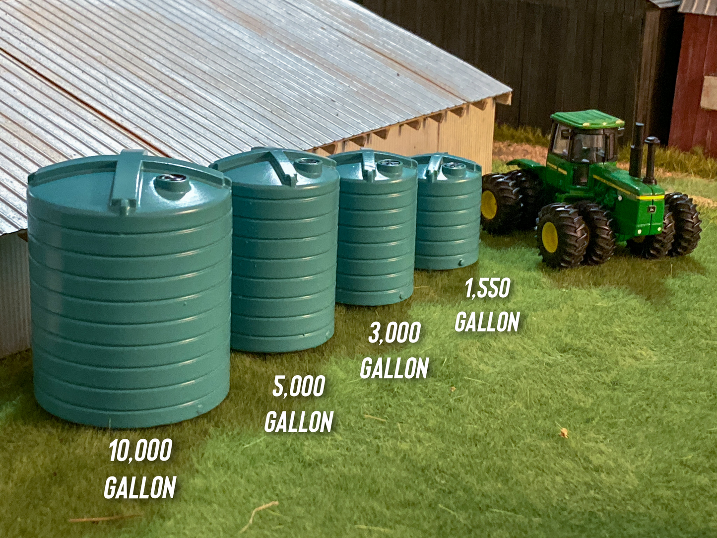 1/64 1,550 Gallon Standing Liquid Tank