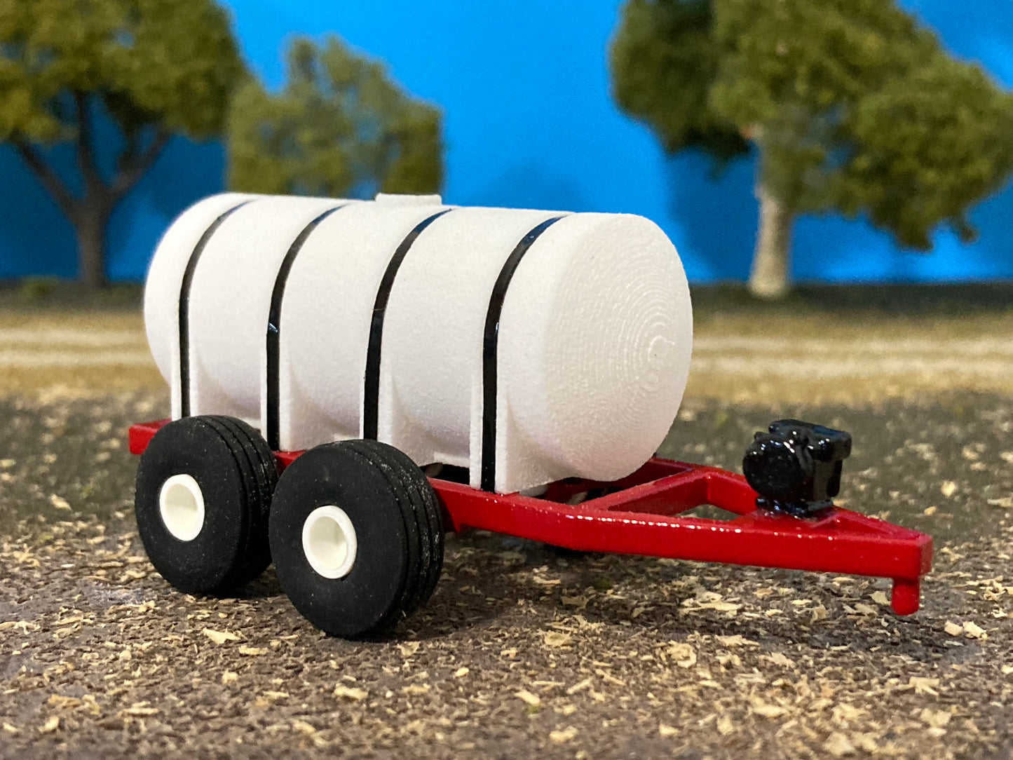 1/64 Liquid Fertilizer Tender Trailer Red 1,050 Gallons