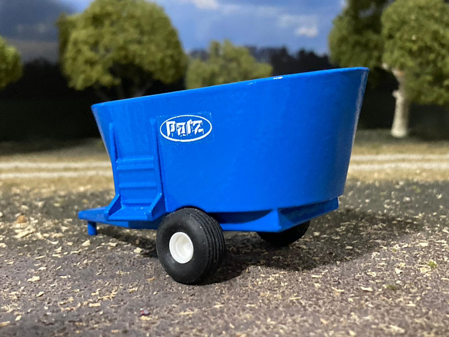 1/64 Vertical Feed Mixer Twin Screw pull Type Blue