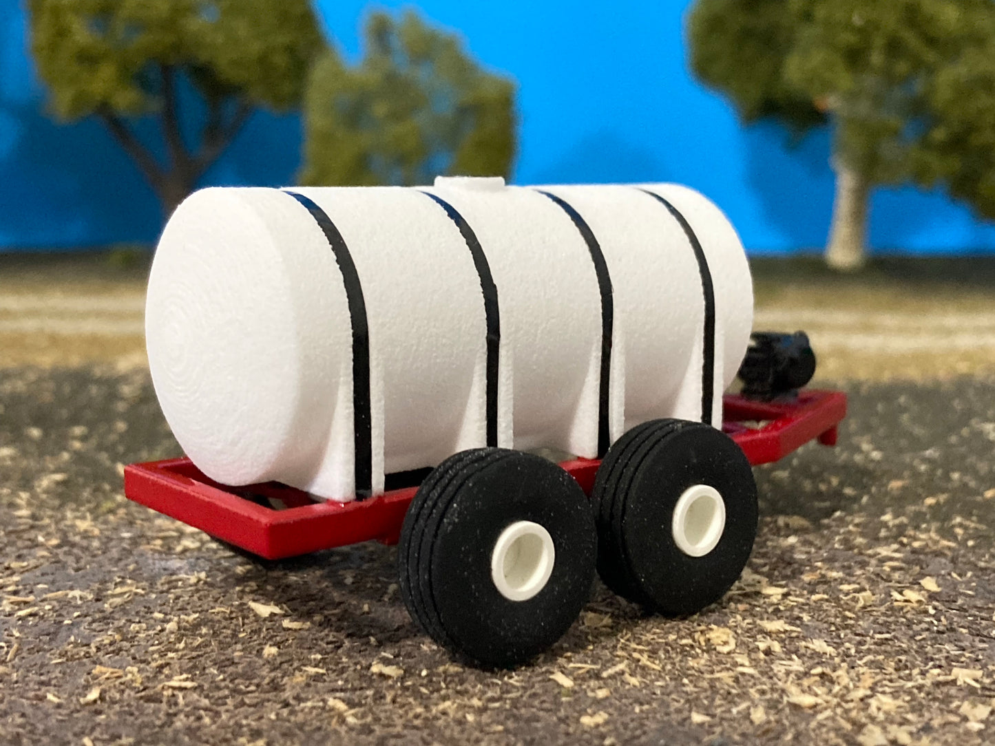 1/64 Liquid Fertilizer Tender Trailer Red 1,050 Gallons