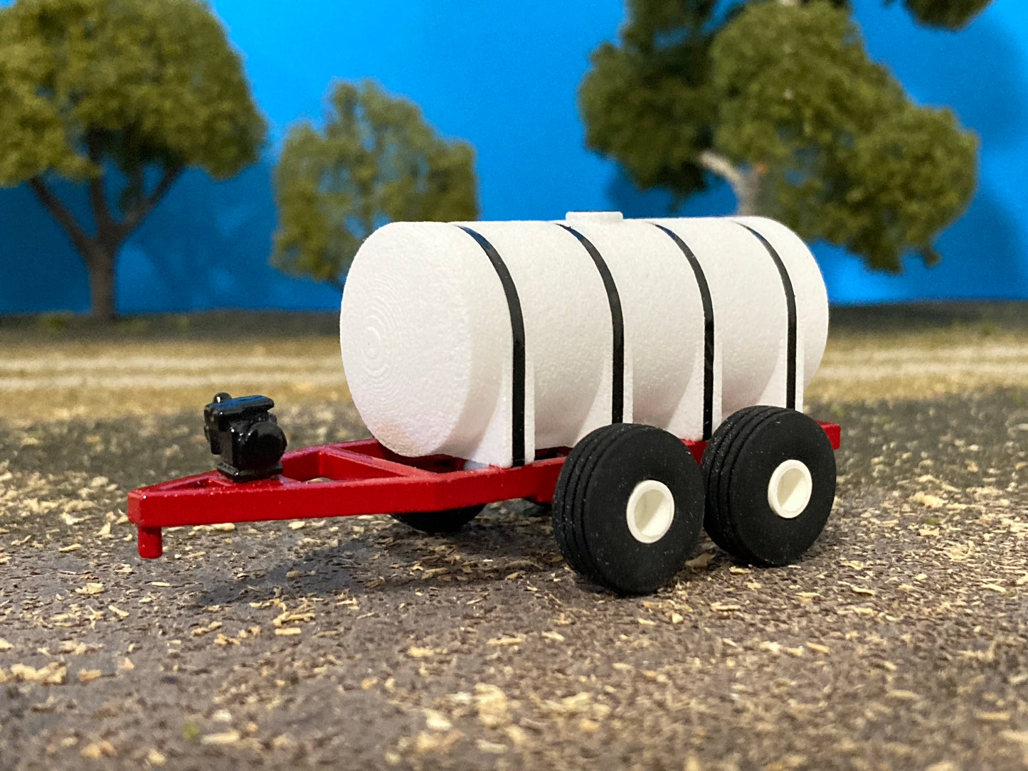 1/64 Liquid Fertilizer Tender Trailer Red 1,050 Gallons