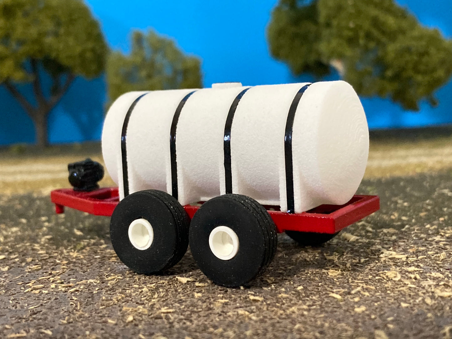 1/64 Liquid Fertilizer Tender Trailer Red 1,050 Gallons