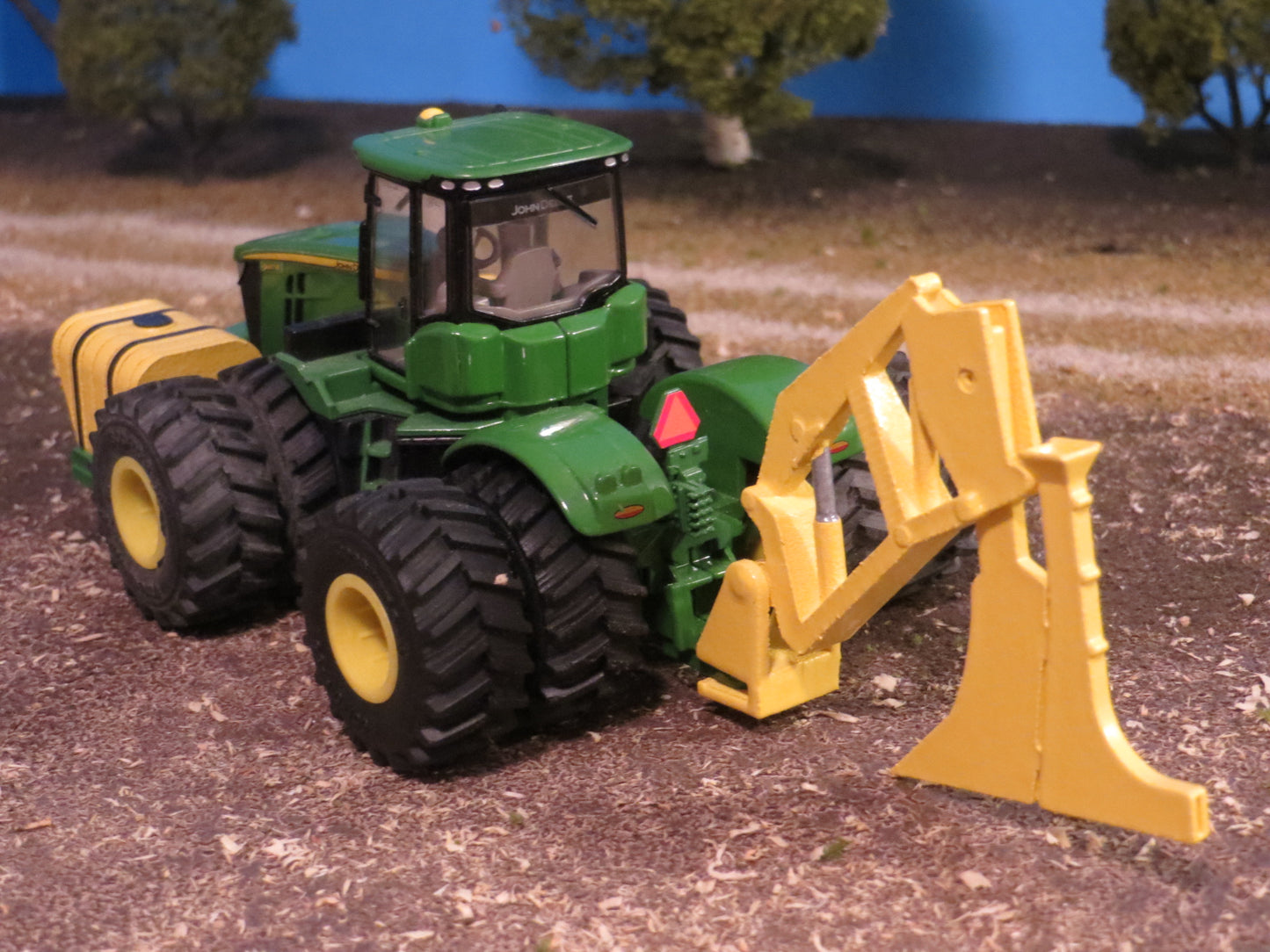 1/64 Tile Plow for Tractor Mount (yellow)