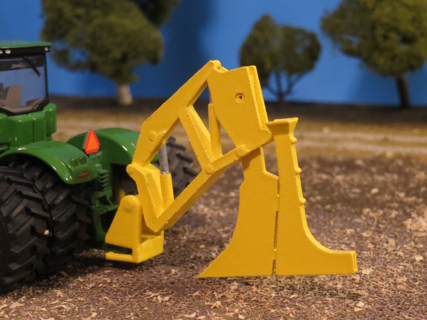 1/64 Tile Plow for Tractor Mount (yellow)