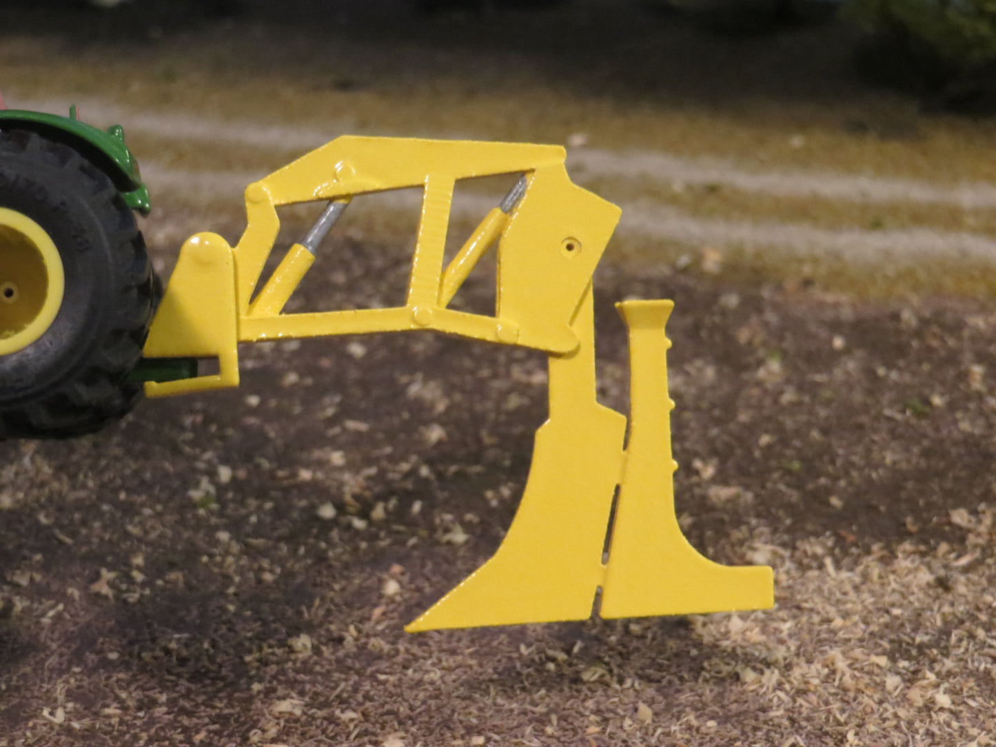 1/64 Tile Plow for Tractor Mount (yellow)