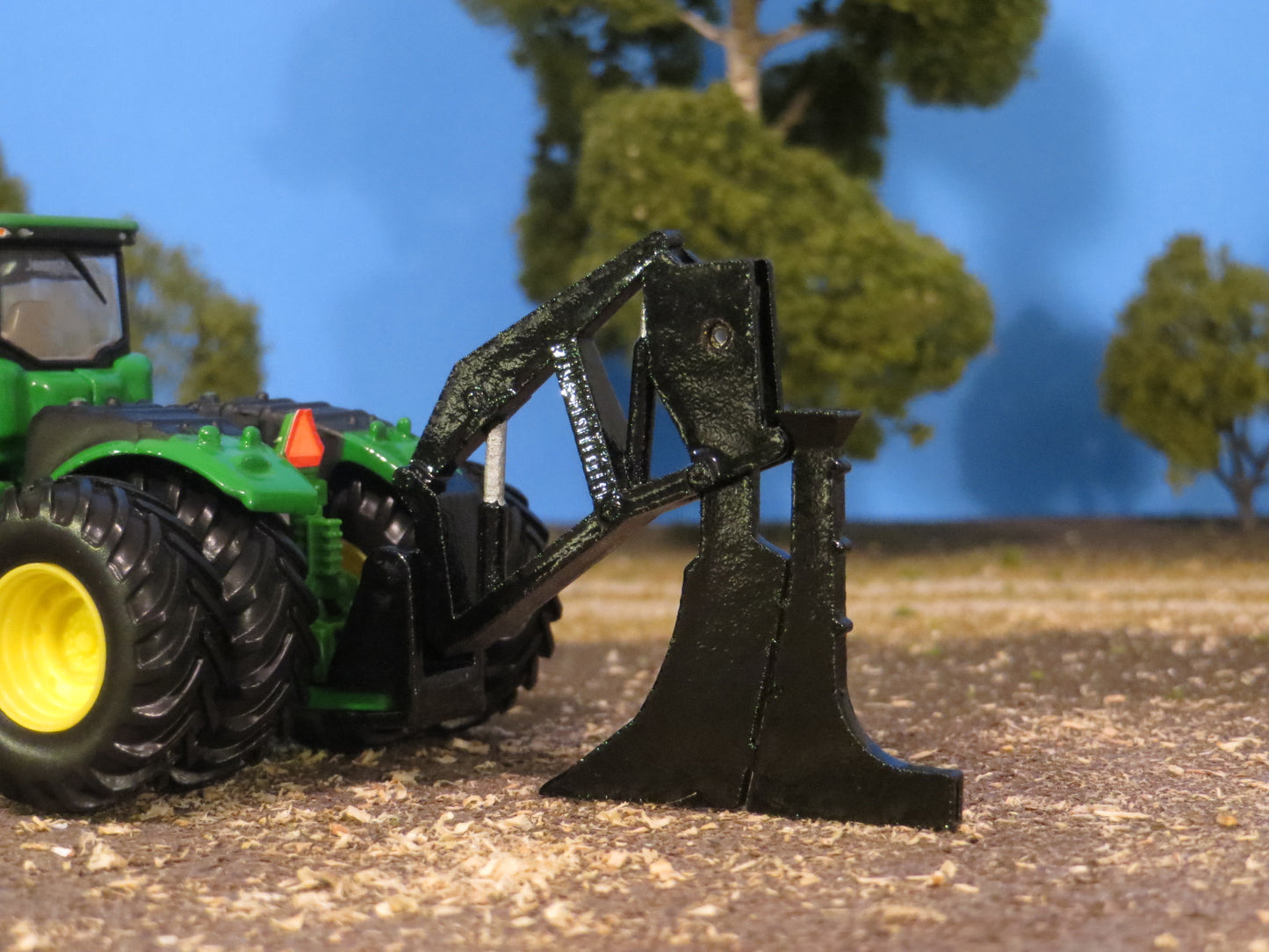 1/64 Tile Plow for Tractor Mount (black)