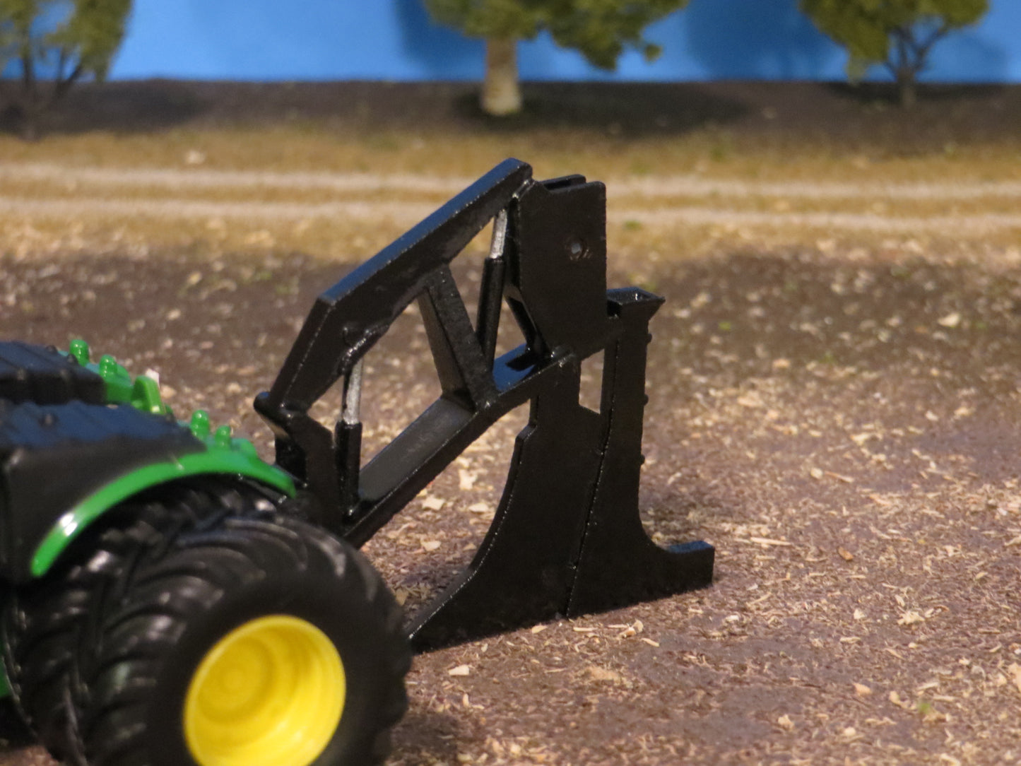 1/64 Tile Plow for Tractor Mount (black)