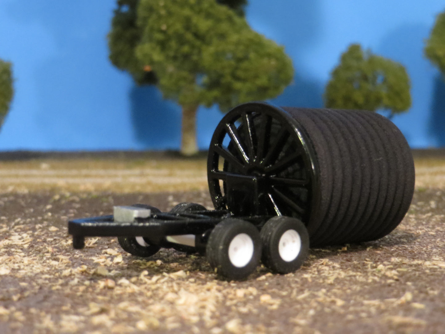 1/64 Tile Stringer Trailer (Black)