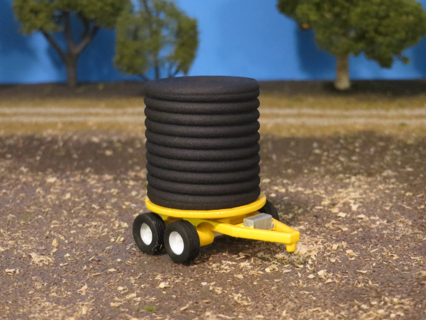 1/64 Tile Stringer Trailer (Yellow)