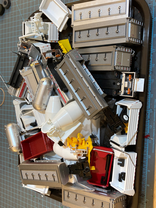 Big Lot of parts from GreenLight trucks