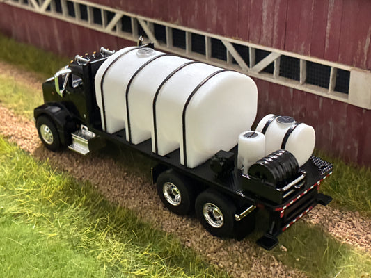 1/64 Peterbilt 385 Sprayer Tender Truck Black