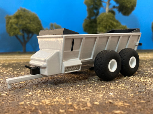 1/64 Gray V Tank Manure Spreader