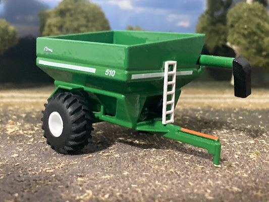 1/64 EZ Trail 510 Grain Cart Green Tractor Tread Tires